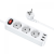 Удлинитель Hoco NS2 1,8 м 4000w 3 розетки + 3 USB 2.4a белый