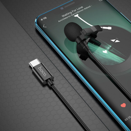 Петличный микрофон HOCO L14 (Type-C)