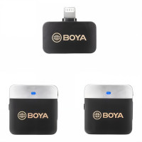 Беспроводной Микрофон Boya BY-M1V6 (Lightning) (Петличка) Беспроводной Микрофон Boya BY-M1V6 (Lightning) (Петличка)