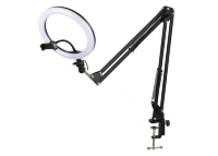 Кольцевая лампа 26см с кронштейном для стола Кольцевая лампа 26см с кронштейном для стола