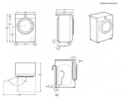 Стиральная машина Electrolux EW6S4R06BI