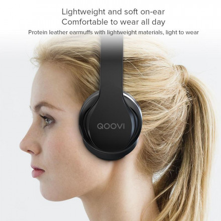 Беспроводные Накладные Наушники QOOVI BM06