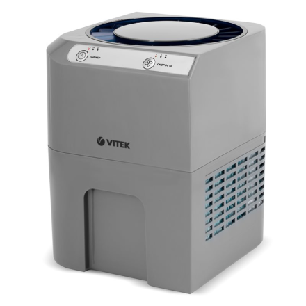 Очиститель воздуха VITEK VT-8556 — увлажнитель и очиститель 2 в 1, HEPA-фильтр, площадь до 25 м²