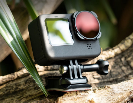 Нейтрально-поляризационный ND4-PL фильтр GoPro HERO12/11/10/9 Black и 11 Black Mini (Freewell)