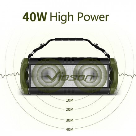 Bluetooth Колонка Vidson D8 (40W, 4000 mAh) 360 Surround Sound