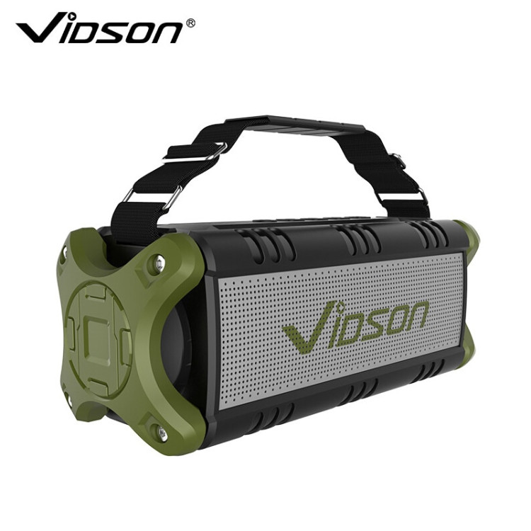 Bluetooth колонка Vidson D8 40W с аккумулятором 4000 mAh и объёмным звуком 360 Surround — купить в Бишкеке
