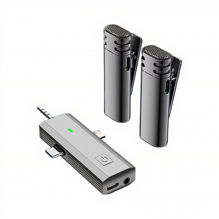 Универсальный Петличный Микрофон S17 (3in1) (Петличка) (Петличка)