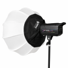 Комплект студийного света: YM-800Bi 150W RGB + Усиленная стойка + Сферический софтбокс 65 см