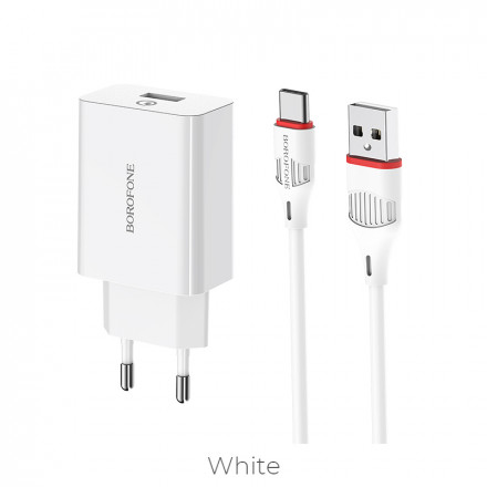 З/У BOROFONE BA21A (Quick Charge 3.0)