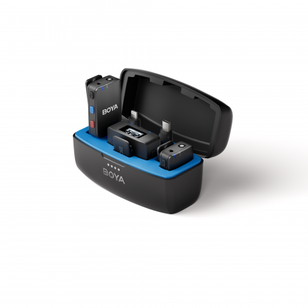 Беспроводной Универсальный Микрофон Boya MIC (IPhone, Android) (Петличка)