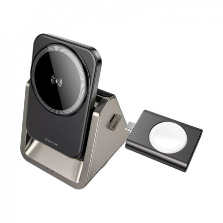 Беспроводная Зарядная Станция Borofone BQ30 (3 в 1)