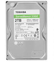 Жесткий диск HDD 2TB, Toshiba 5400rpm 128Mb 3.5" Surveillance S300 [HDWT720UZSVA] 1