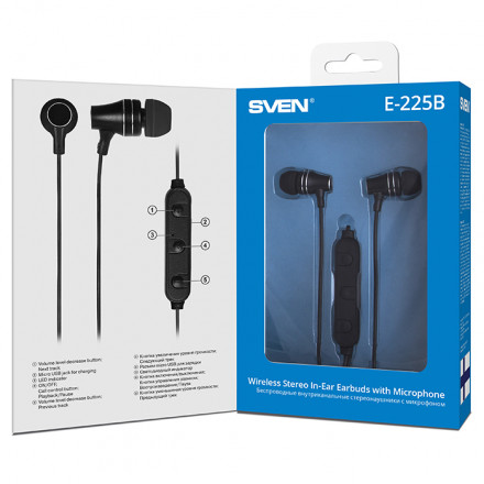 Bluetooth Наушники SVEN E-225B