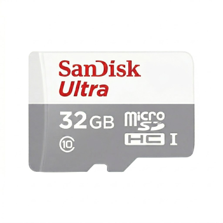 Карта памяти SanDisk Ultra microSD — 32GB / 64GB / 128GB / 256GB, Class 10, UHS-I, до 100 МБ/с