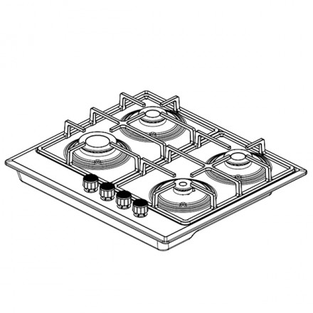 Газовая варочная панель Hausler M6-40 Nil