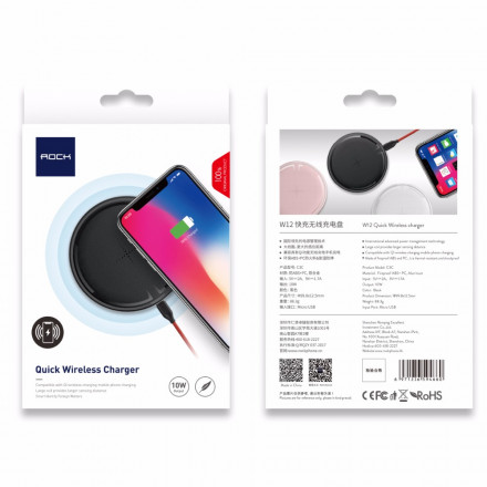 Беспроводная зарядка Rock W12 Quick Wireless charger