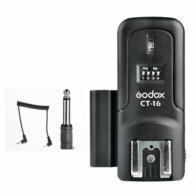 Радиосинхронизатор Godox CT-16: передатчик и приёмник для студийной и накамерной вспышки — цена в Кыргызстане