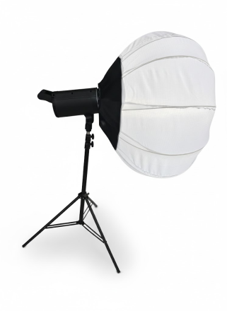 Набор RGBW-600 световой осветитель + сферический октобокс + усиленная стойка