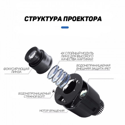 Наружний гобо-проектор Yufan YF-TM15