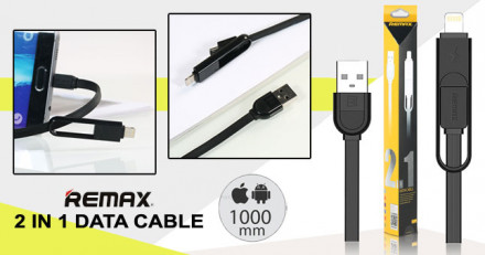 Usb какбель Remax RC-033T 2in1 (iPhone+Android)