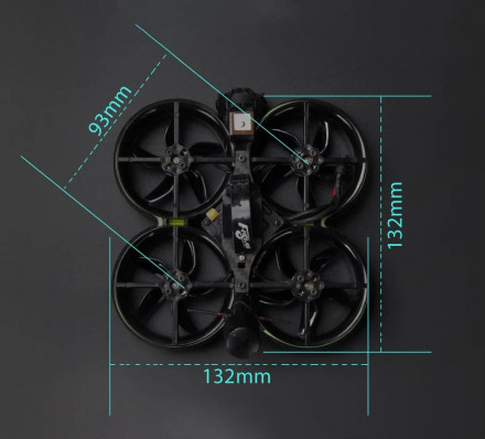 Квадрокоптер Flywoo CineRace20 V2 Neon LED HD с O3 Air Unit