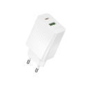 Сетевое зарядное устройство Borofone BAS74A (USB-C + USB-A, 20W, PD3.0 / QC3.0)