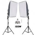 Софтбокс  "BobbyStudio Light" 50x70 (2шт) + Умная Лампа 150w + Пульт