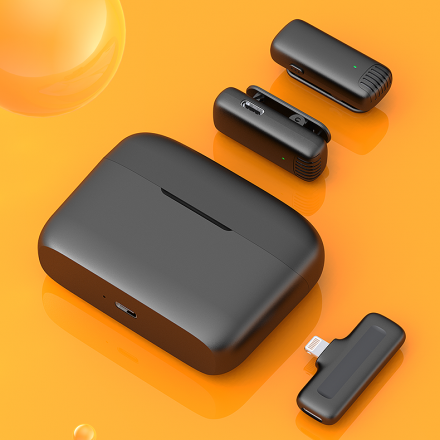 Двойной петличный микрофон на айфон J13 Lightning (Петличка)