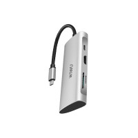 Концентратор WIWU USB-C Hub A731HP Grey 7in1