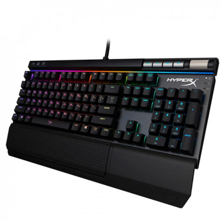КЛАВИАТУРА ИГРОВАЯ ПРОВОДНАЯ HYPERX ALLOY ELITE RGB MECHANICAL GAMING MX BROWN (HX-KB2BR2-RU/R2)
