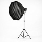 Студийный световой комплект Bediro TJ300II 300W с октобоксом 120 см и усиленной стойкой 2.8 м Студийный световой комплект Bediro TJ300II 300W с октобоксом 120 см и усиленной стойкой 2.8 м