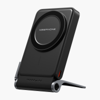 Магнитный внешний аккумулятор Keephone 10000mAh PD 20W + MagSafe 15W со встроенным кабелем и подставкой (Модель BP-45) Магнитный внешний аккумулятор Keephone 10000mAh PD 20W + MagSafe 15W со встроенным кабелем и подставкой (Модель BP-45)