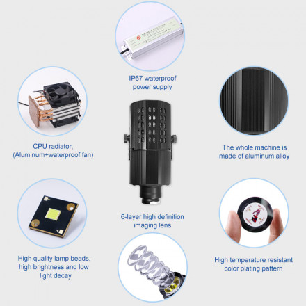 Наружний гобо-проектор Yufan YF-TF150