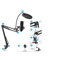 Конденсаторный микрофон BM800 (USB)