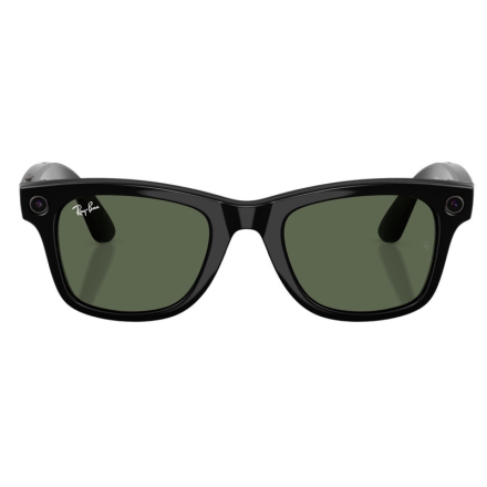 Смарт-очки Ray-Ban Meta Wayfarer Gen 2 (RW4012) Shiny Black / G-15 Green (Size 50)