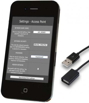 Кабель AirDrive Forensic Keylogger