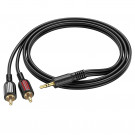 Аудио кабель Borofone BL11 3.5мм на два RCA Аудио кабель Borofone BL11 3.5мм на два RCA