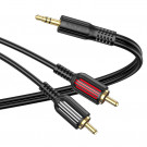 Аудио кабель Borofone BL11 3.5мм на два RCA