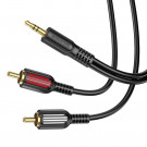 Аудио кабель Borofone BL11 3.5мм на два RCA
