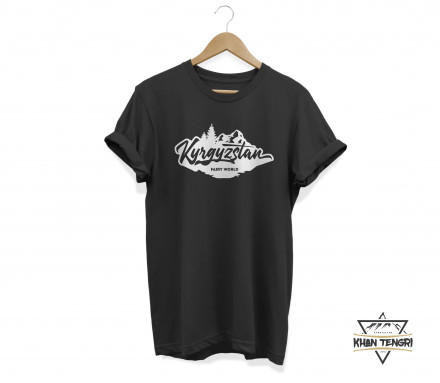 Футболка Khan Tengri С Принтом "Кыргызстан"