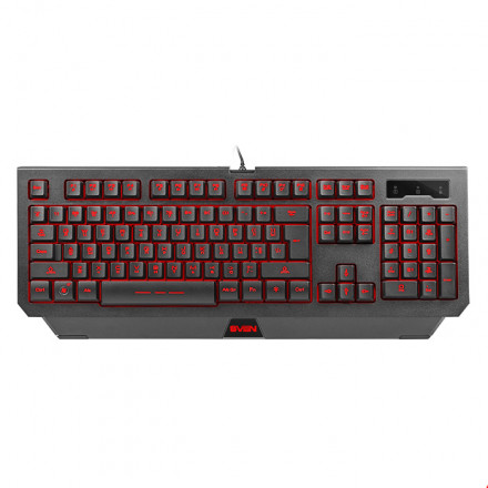Клавиатура SVEN Challenge 9300 игровая черно-фиолетовая