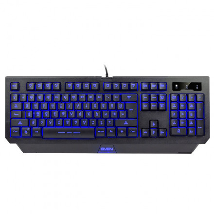 Клавиатура SVEN Challenge 9300 игровая черно-фиолетовая