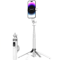 Магнитная селфи-палка P135 с Bluetooth пультом — штатив 4 в 1 (с подсветкой и зеркалом / без подсветки) Магнитная селфи-палка P135 с Bluetooth пультом — штатив 4 в 1 (с подсветкой и зеркалом / без подсветки)