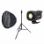 Студийный комплект освещения COB CQ-500 с октобоксом BobbyStudio 70 см и стойкой 2.8 м
