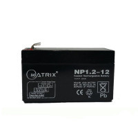 Аккумулятор MATRIX NP1.2-12 12V 1.2Ah