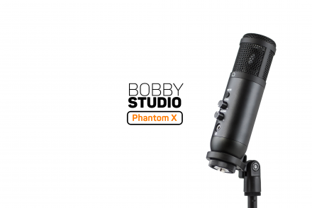 Конденсаторный USB микрофон BobbyStudio Phantom X