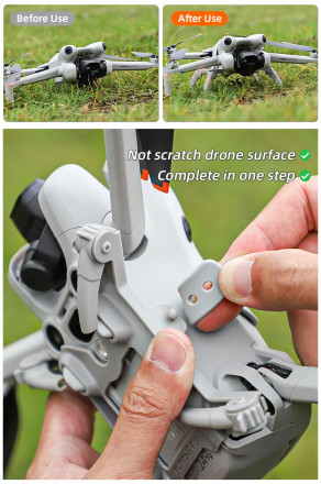 Удлинители шасси DJI Mini 4 Pro (Складные) (SunnyLife)