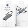USB Хаб Wiwu Alpha Type-C to 12 in 1